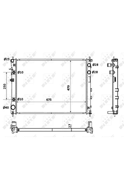 NRF Radiator Racire Motor Subaru Tribeca
