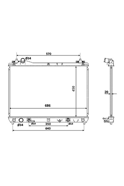 NRF Radiator Racire Motor Suzuki Grand Vitara 2