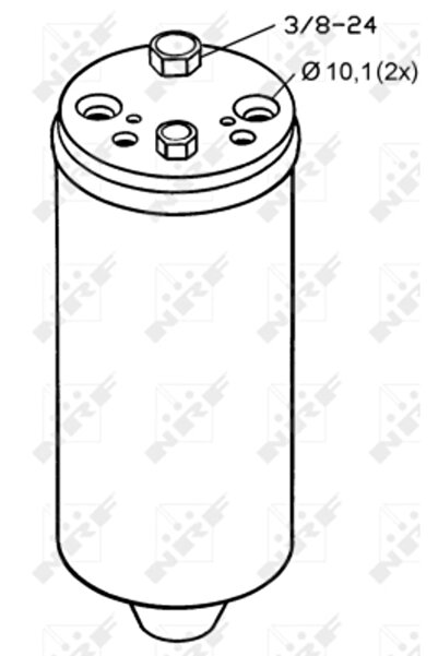 NRF Uscator Aer Conditionat Nissan Almera 1/Primera