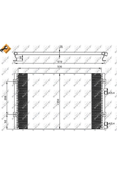 NRF Condensator Climatizare Chrysler Pt Cruiser