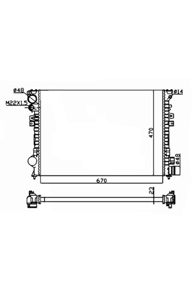 NRF Radiator Racire Motor Citroen Evasion Microbus/Jumpy 1 Fiat Scudo Bus/Scu...