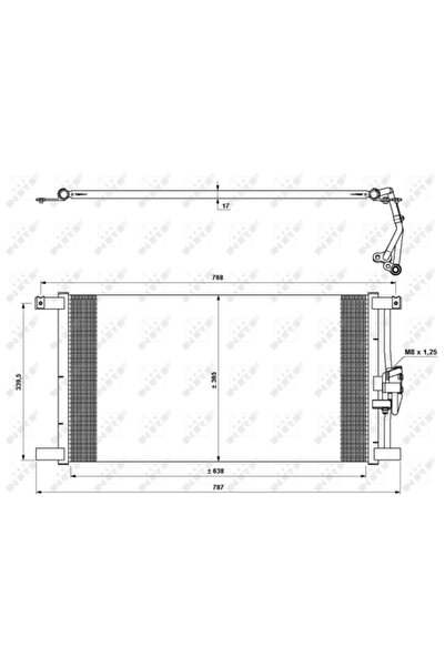 NRF Condensator Climatizare Jaguar Xk 8