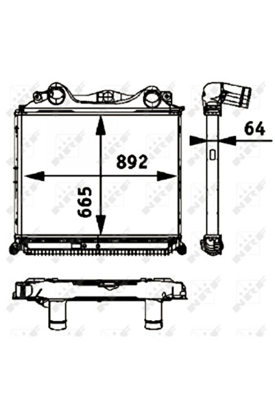 NRF Intercooler Compresor Man Tga/Tgx 1