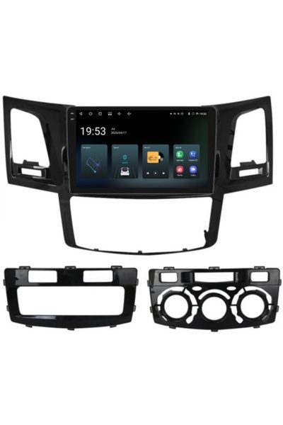 Piloton Navigation for Toyota Hilux (2005-2015) 9" 4GB RAM 64GB Storage Quad ...