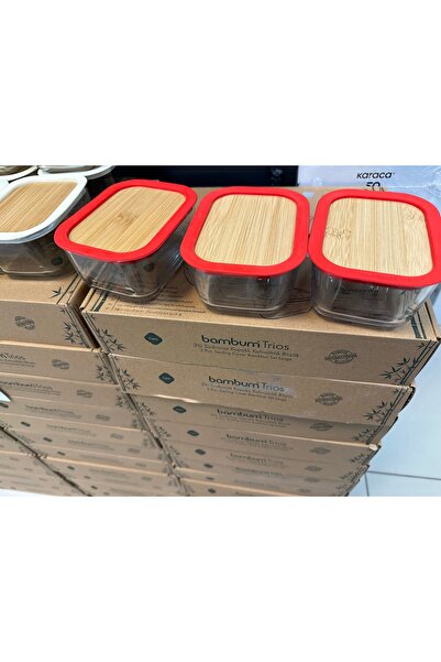 İMZA AVM Trios 3 lü Sızdırmaz Kapaklı Kahvaltılık