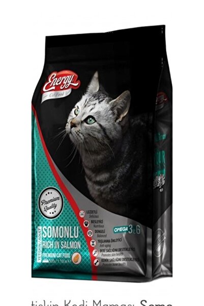 Energy Somonlu Yetişkin Kedi Maması 500 Gr * 16 Adet