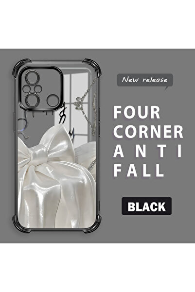 ucuc جراب شفاف من السيليكون مضاد للسقوط ومقوى بأربعة زوايا متوافق مع هاتف Xia...