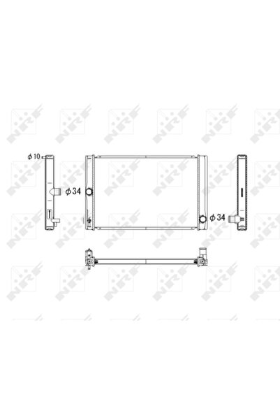 NRF Radiator Racire Motor Toyota Auris/Corolla Limuzina 2006-2018