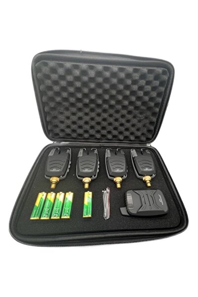 wind blade Set de 4 alarme de mușcătură cu receptor 512 și bară detașabilă