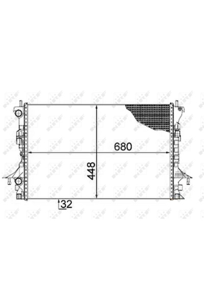 NRF Radiator Racire Motor Renault Espace 4/Laguna 2