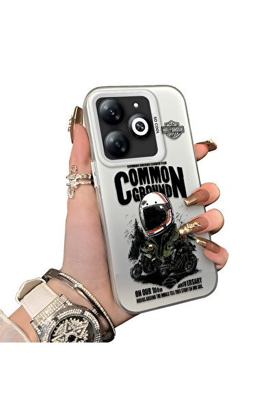 ucuc جراب ممتص للصدمات بنمط السباق من السيليكون الصلب المتوافق مع هاتف Infini...