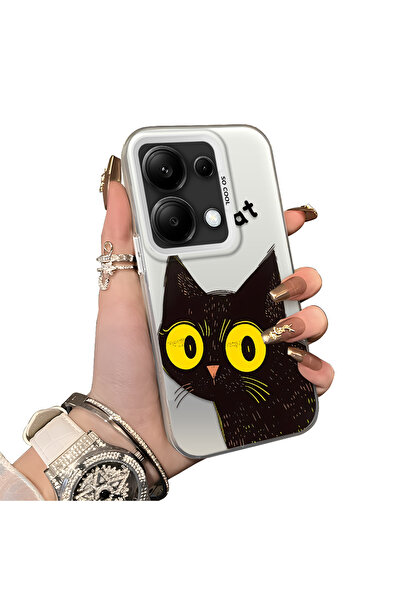 ucuc جراب هاتف شاومي ريدمي نوت 14S متوافق مع السيليكون بحافة صلبة ومضاد للسقو...