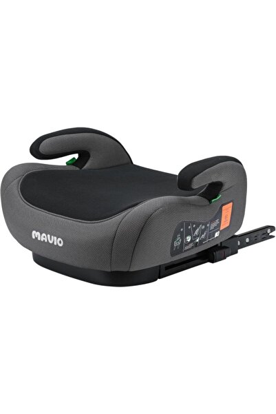 mavio RideUp Plus Booster ISOFIX i-Size R129, Armrests, 125-150 cm, Light Gray