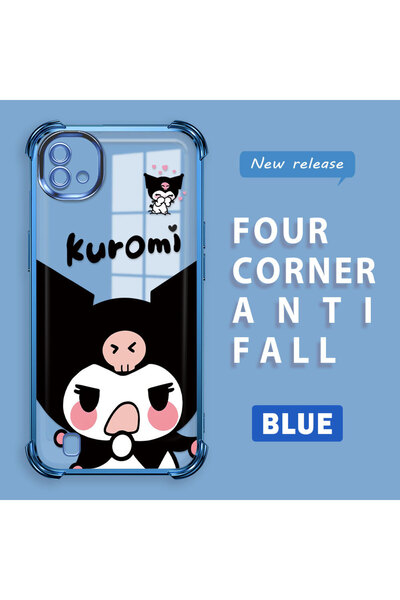 ucuc حافظة مضادة للسقوط من السيليكون الشفاف السميك بأربعة زوايا متوافقة مع ها...