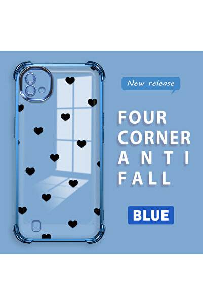 ucuc حافظة من السيليكون الشفاف مضادة للسقوط ومتوافقة مع هاتف Realme C20/C20A