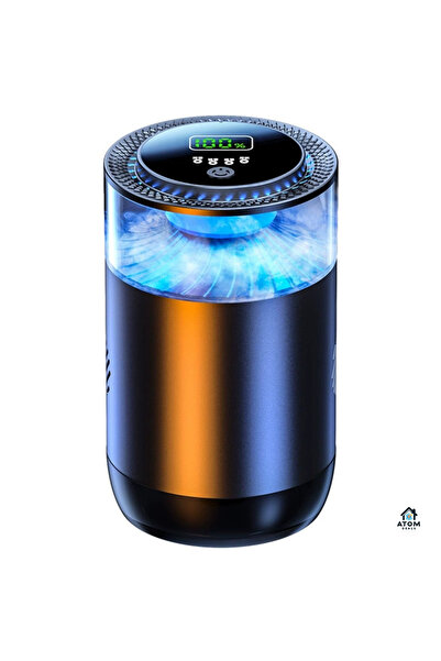 ATOM DEALS ® Difuzor auto premium negru 10 ml, aromaterapie fără apă, reîncăr...