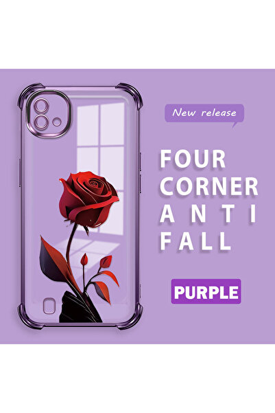 ucuc حافظة من السيليكون الشفاف المتوافقة مع هاتف Realme C11 2021 بأربعة زوايا...