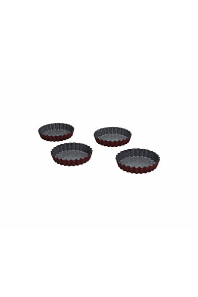 Tognana Set of 4 Tart Moulds – Sweet Cherry | Premium Non-Stick Carbon Steel Bakeware