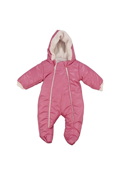 bebegen Kız Bebek Pembe Çift Fermuarlı İçi Peluş Patikli Kozmonot