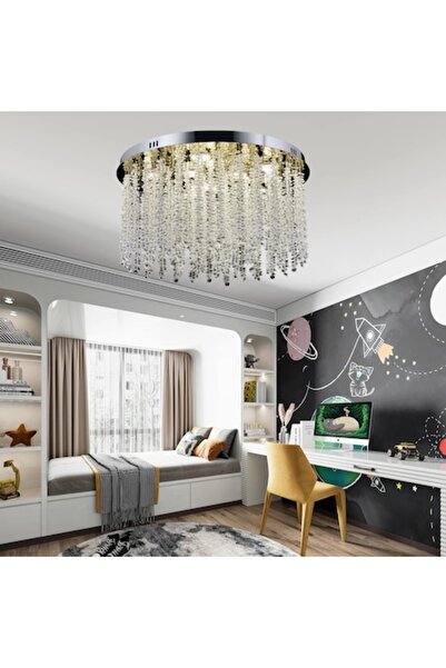 OEM Candelabru LED Crystal LLC215/400WH rotund, 22 W, rece/cald/neutru, auriu