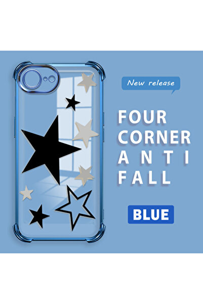 ucuc غطاء سيليكون شفاف متوافق مع آيفون 16e، سميك من أربع زوايا مضاد للسقوط