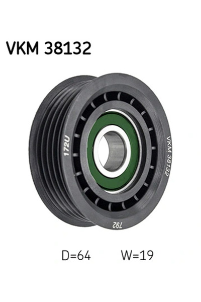 SKF Drive Belt Guide Pulley Mercedes-Benz A-Class/B-Class Sports Tourer/Vaneo