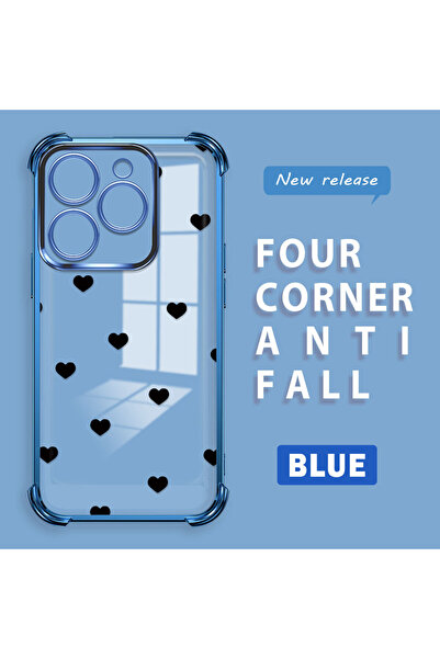 ucuc حافظة من السيليكون الشفاف مضادة للسقوط ومتوافقة مع هاتف Infinix Smart 8/...