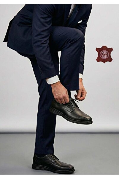 DETECTOR حذاء رجالي كلاسيكي أنيق من الجلد الطبيعي فائق الراحة 0021