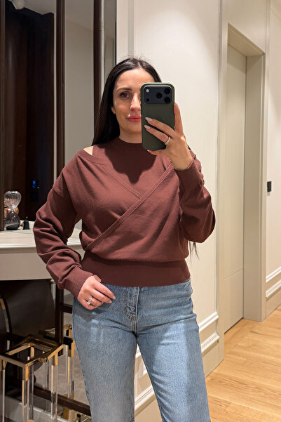 MAGARDE Design Double Knitwear Set - Brown