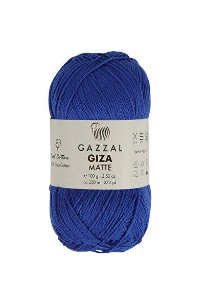 Gazzal Giza Matte %100 Merserize Pamuk – 100 g 250 m İnce Mat Örgü İpi-5577