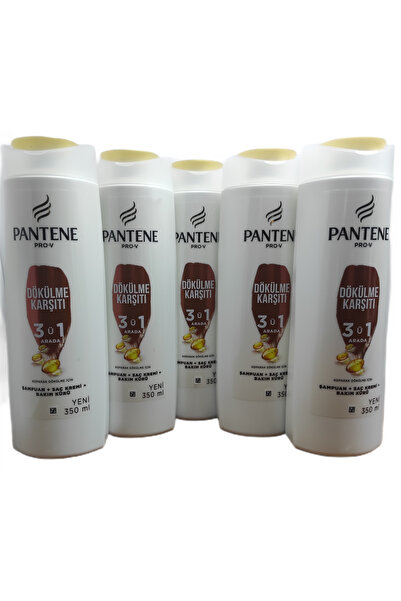 Pantene Pro-V Anti-Hair Loss 3 in 1 350 ml Shampoo X 5 Pieces