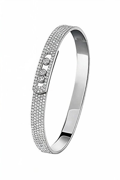 Sense of Atelier سوار ميسي بولد ستون - فضي