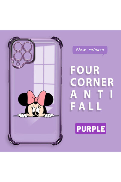 ucuc حافظة سامسونج جالاكسي M33 متوافقة مع السيليكون الشفاف ذات أربعة زوايا سم...