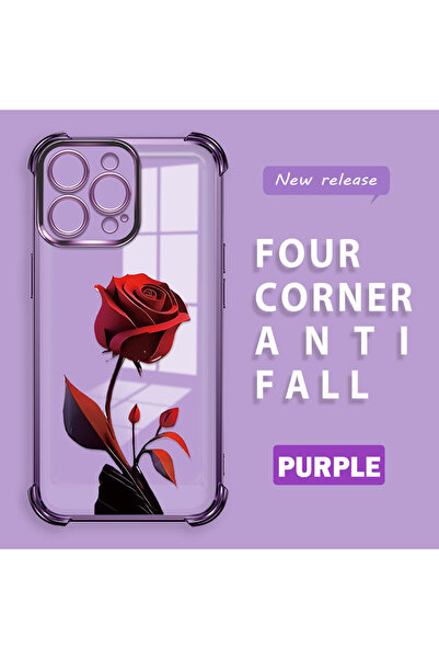 ucuc غطاء سيليكون شفاف متوافق مع آيفون 16 برو ماكس، يمتص الصدمات من أربع زواي...