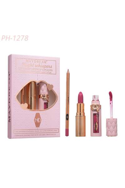 MAYDREAM مجموعة الشفاه المتكاملة Night Whispers من ماي دريم 1278