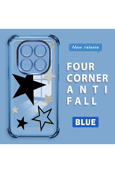 ucuc جراب شاومي ريدمي نوت 14 برو 4G متوافق مع السيليكون الشفاف، جراب سميك بأر...