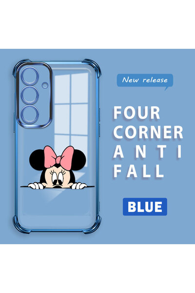 ucuc حافظة سامسونج جالاكسي إس 24 بلس المتوافقة مع السيليكون الشفاف ذات أربعة ...