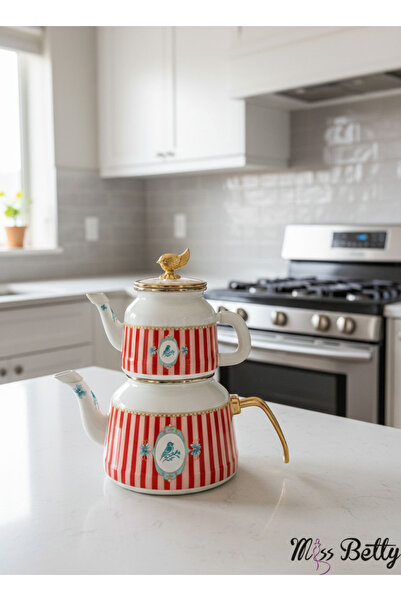 Miss Betty Bellisima Emaye Çaydanlık