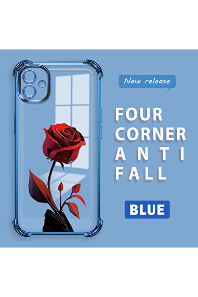 ucuc حافظة سامسونج جالاكسي A04 المتوافقة مع السيليكون الشفاف ذات أربعة زوايا ...