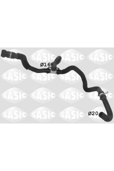 SASIC Furtun Radiator Centru Stanga Renault Clio 2/Clio Symbol 1/Kangoo