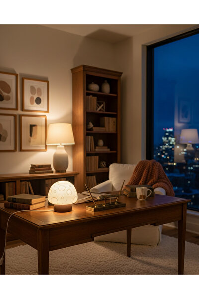 Elana Design Mumi Mantar Abajur - Abajur ve Gece Lambası