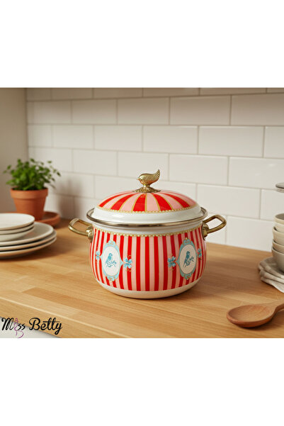 Miss Betty وعاء طهي مطلي بالمينا من بيليسيما مقاس 20 سم