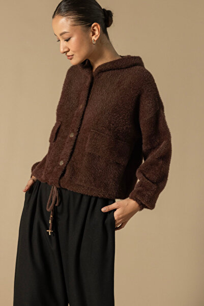 Avrile KAPÜŞONLU TRİKO HIRKA