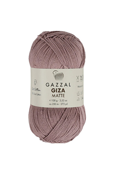 Gazzal Giza Matte %100 Merserize Pamuk – 100 g 250 m İnce Mat Örgü İpi-5595