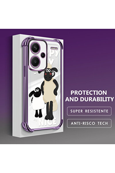 ucuc جراب حماية شفاف مضاد للسقوط لهاتف ريدمي نوت 13 برو بلس 5G، حماية سميكة م...