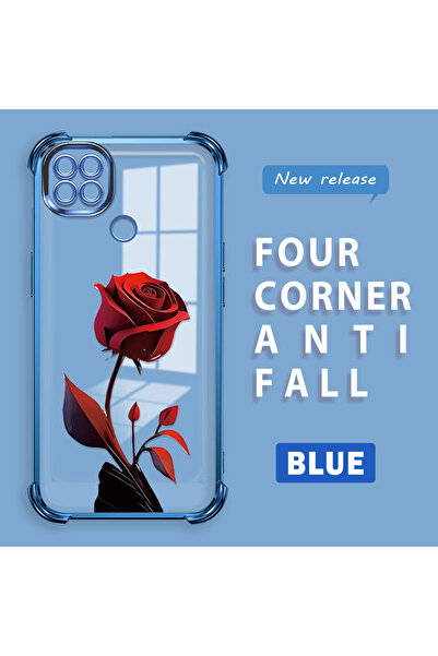 ucuc حافظة شفافة متوافقة مع هاتف Xiaomi Redmi 10A مصنوعة من السيليكون بأربعة ...