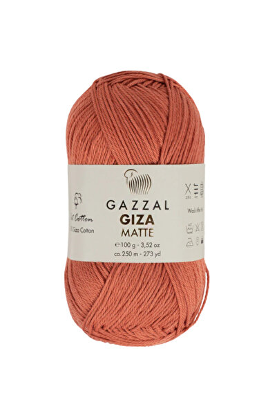 Gazzal Giza Matte %100 Merserize Pamuk – 100 g 250 m İnce Mat Örgü İpi-5590