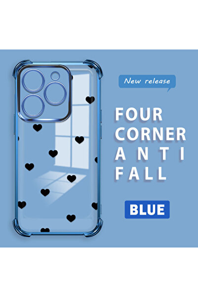 ucuc حافظة سيليكون شفافة مضادة للسقوط ومتوافقة مع هاتف Tecno Spark 20/20C