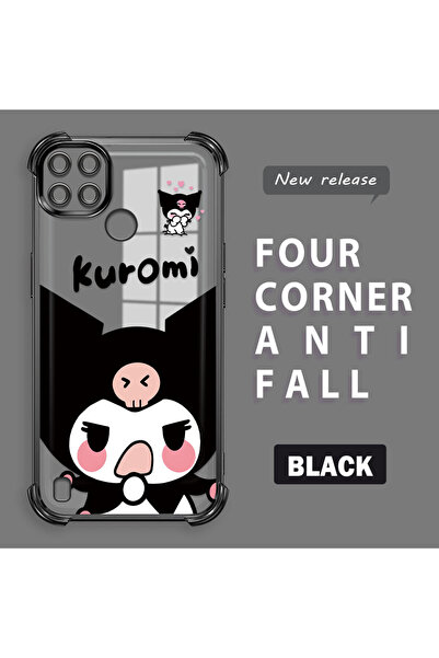 ucuc غطاء حماية مضاد للسقوط متوافق مع هاتف Realme C25Y/C21Y، مصنوع من السيليك...