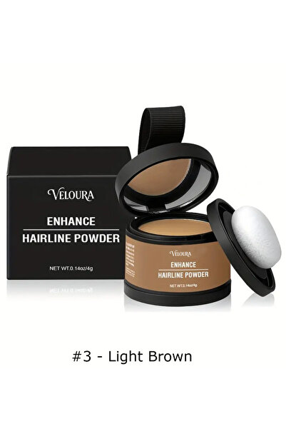 loura Pudră Colorantă Păr, Acoperire Rădăcini și Păr rar, Cu Oglindă și Buret...